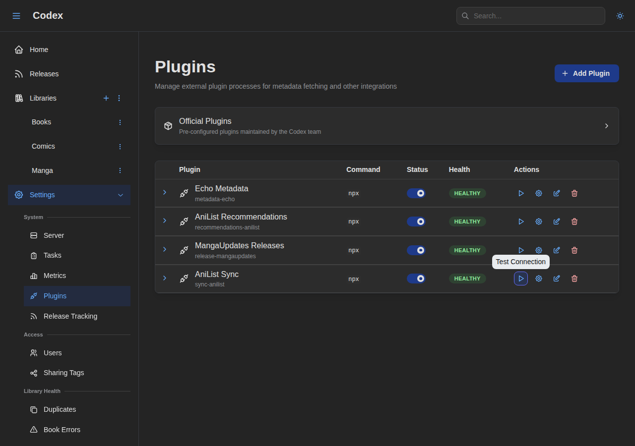 Plugin Settings - After Test